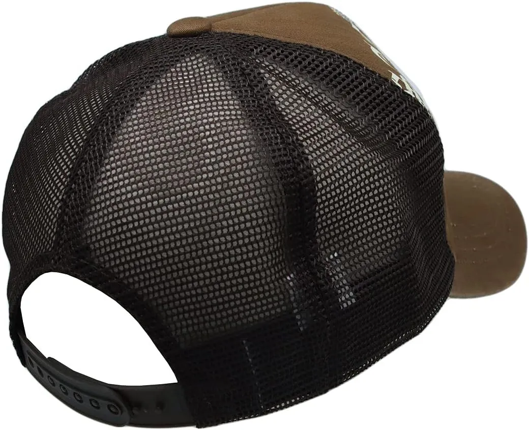 WITHMOONS Meshed Baseball Cap Skull Rhinestones Trucker Hat KR1751