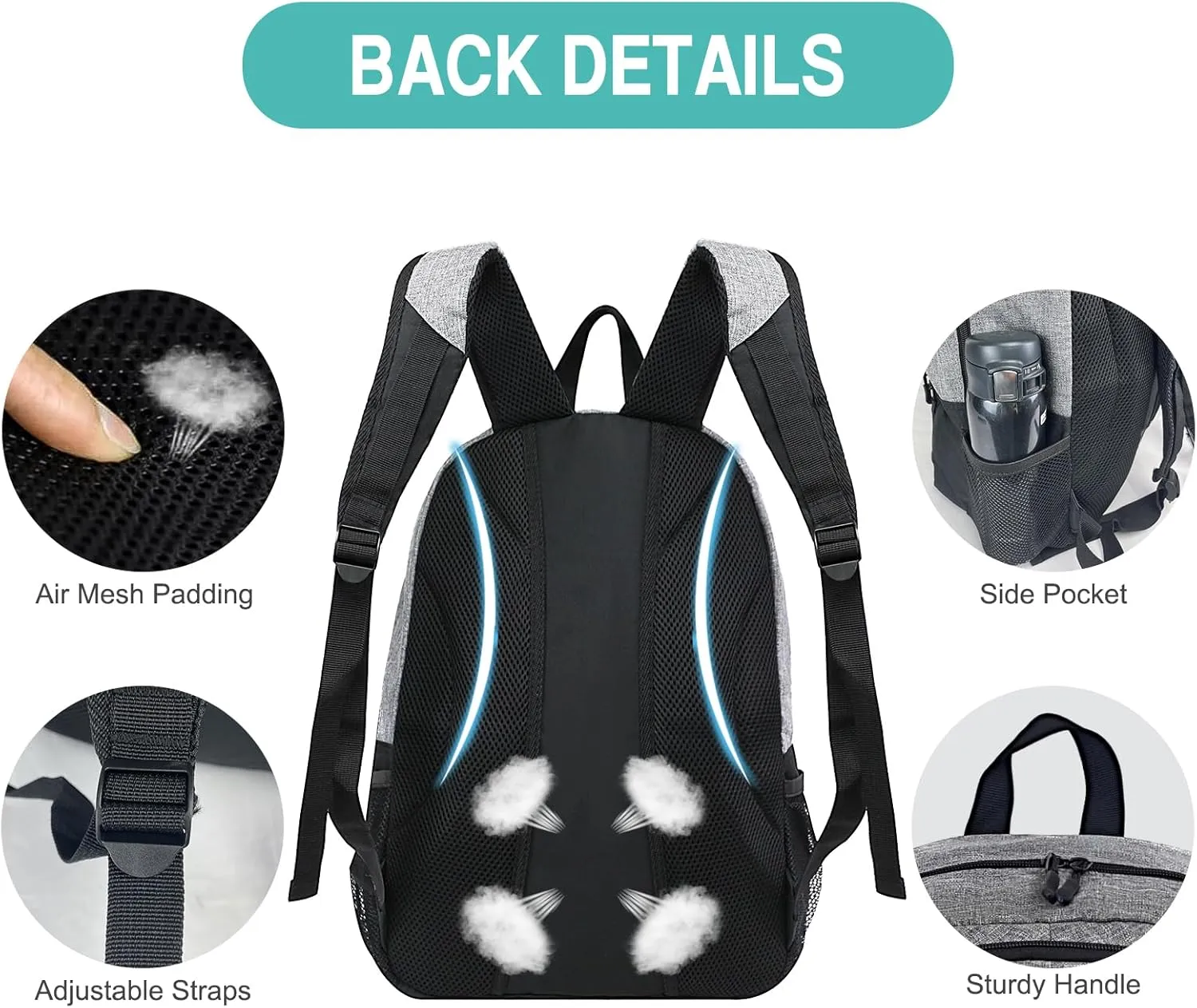WOLT Youth Soccer Bag, Soccer Backpack, Basketball Backpack with Cleat Shoe and Ball Compartments Volleyball Backpack