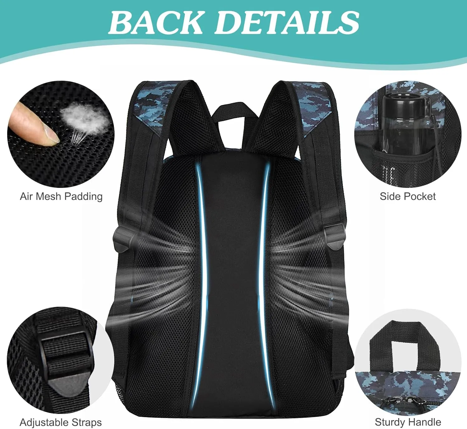 WOLT Youth Soccer Bag, Soccer Backpack, Basketball Backpack with Cleat Shoe and Ball Compartments Volleyball Backpack
