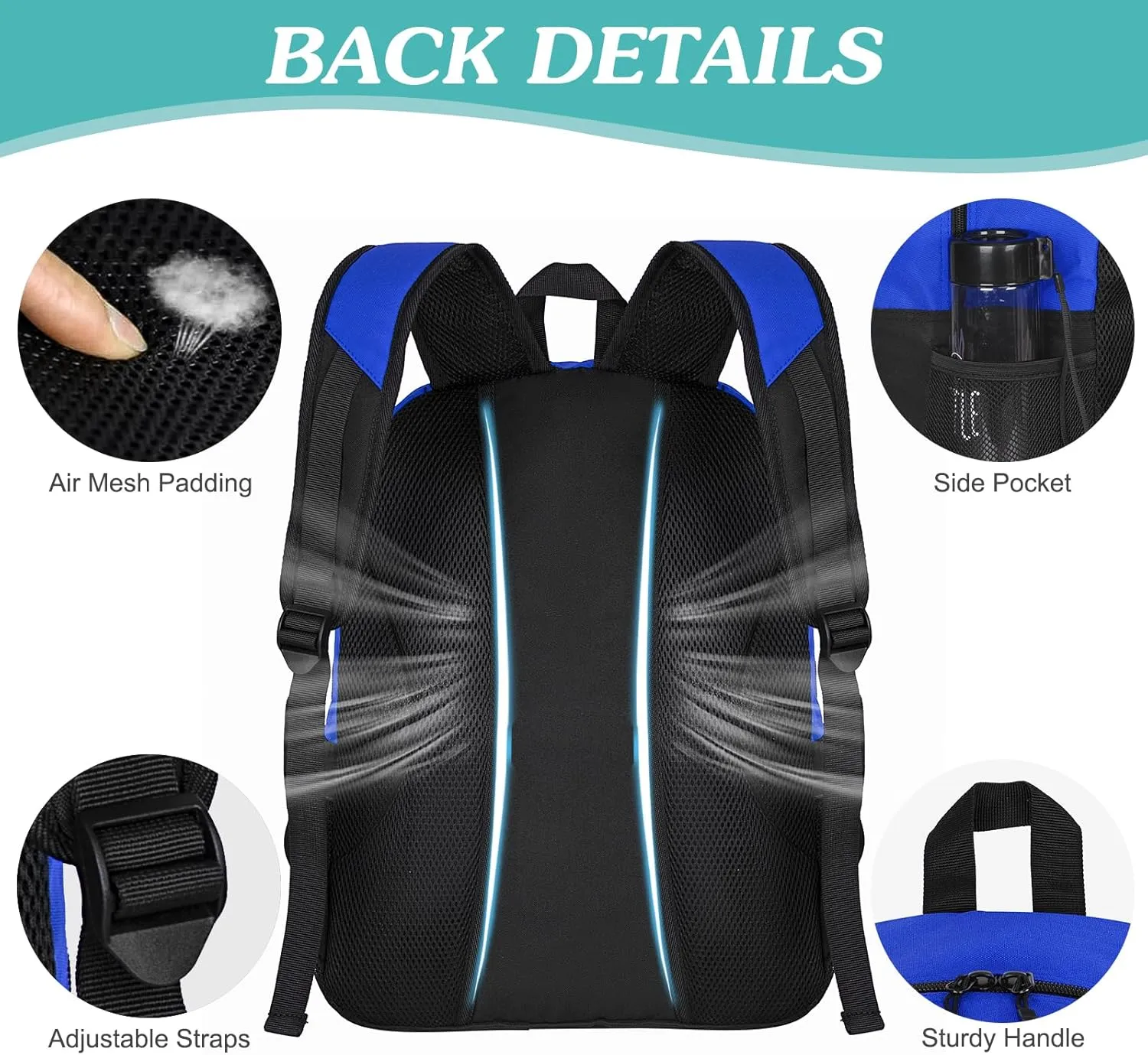 WOLT Youth Soccer Bag, Soccer Backpack, Basketball Backpack with Cleat Shoe and Ball Compartments Volleyball Backpack