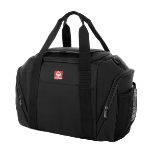 Wolverine Duffel Coolers | 30 Can Capacity | Insulated | Reusable | Heavy Duty | Adjustable | Travel | Worksite | Outdoor | Tailgating | Durable | Polyester Canvas | Large Capacity - Black