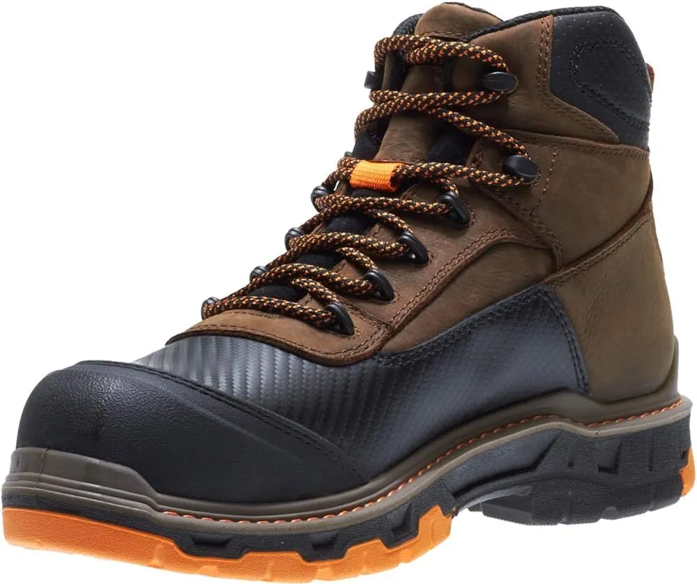Wolverine Men's Overpass 6" Mid Composite Toe Waterproof Work Boot