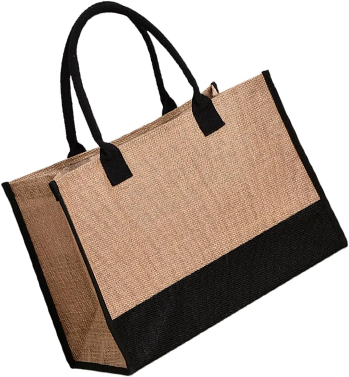 Woman Handbag，Women Shopping Bag Fashion Handbag All-Matching Canvas Bag Large Capacity Top Handle Bag Water Resistant Beach Bag