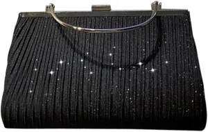 Women Clutch Bag Glitter Sequin Evening Bag Charming Handbag Bridal Wedding Purse Elegant Crossbody Bag