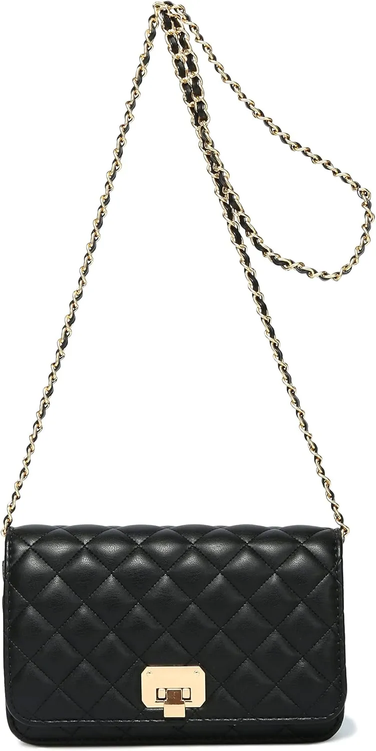 Women Shoulder Bag Quilted Crossbody Purse Designer Lattice Leather Chain Bag