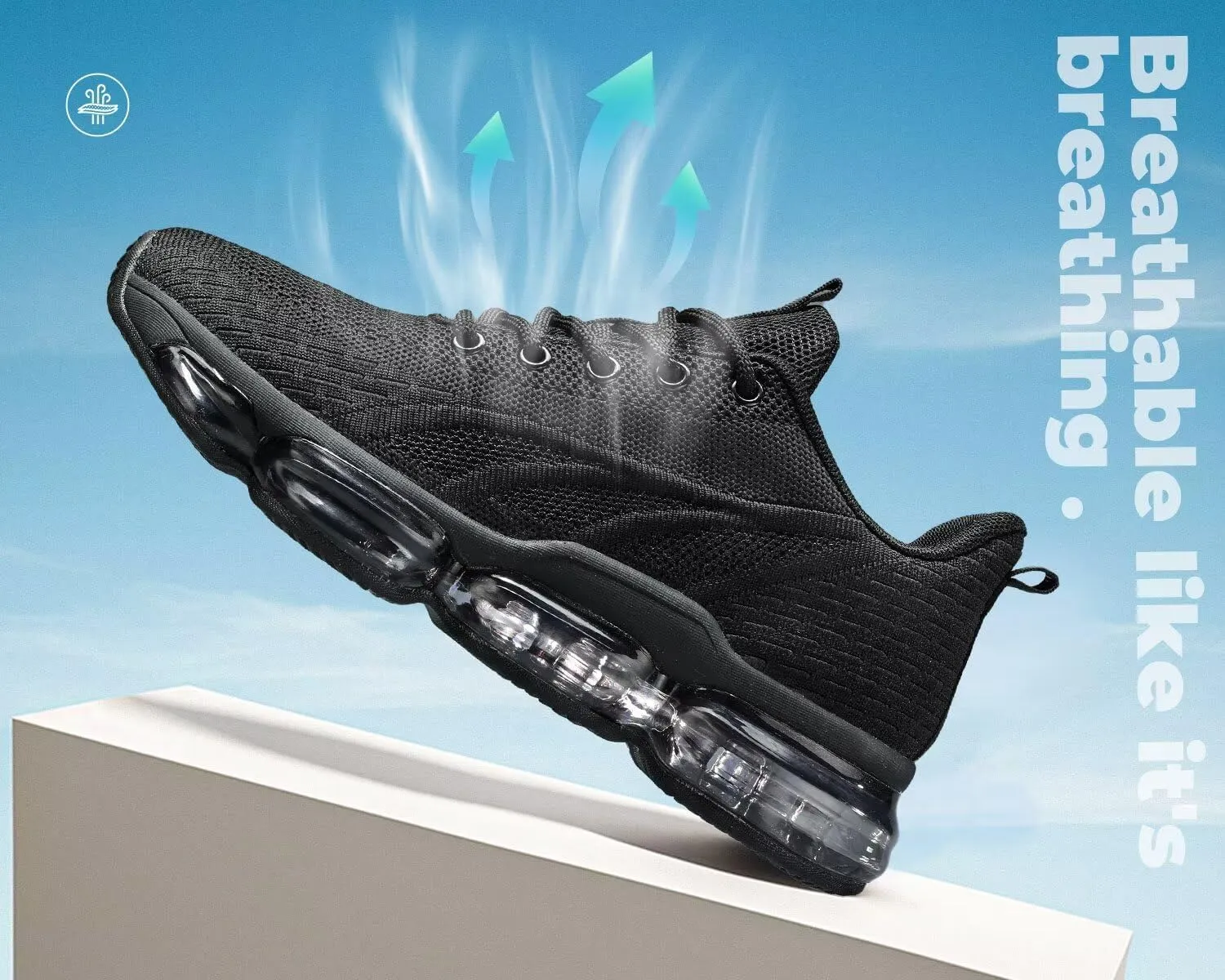 Womens Air Running Shoes Breathable Athletic Fashion Non Slip Walking Tennis Sneakers Mesh Workout Casual Sports