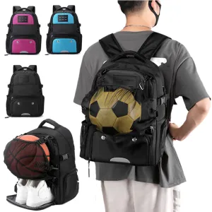 Women's & Men's & Basketball Waterproof Football Large Capacity Independent Backpacks