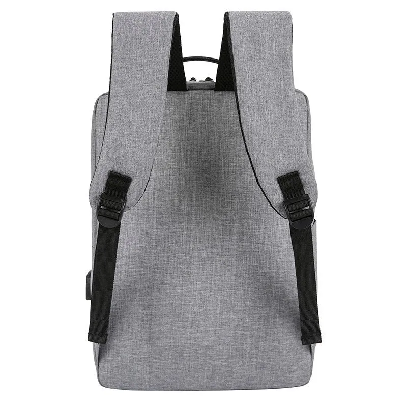 Women's & Men's & Computer Business Simplicity Portable Charging Backpacks