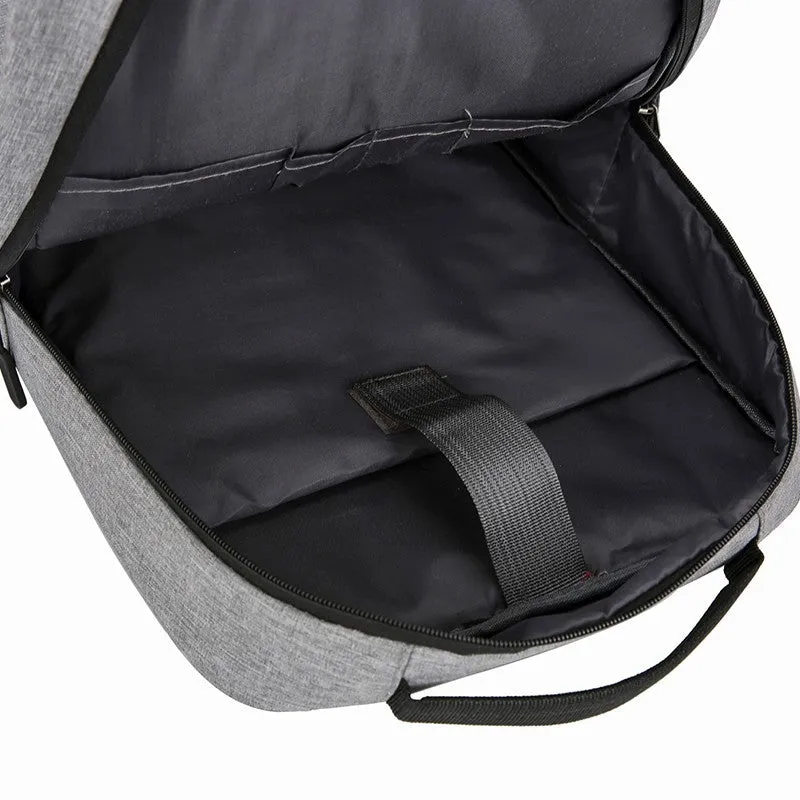 Women's & Men's & Computer Business Simplicity Portable Charging Backpacks