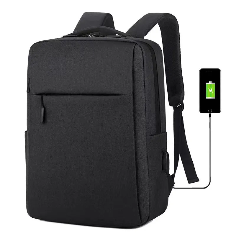 Women's & Men's & Computer Business Simplicity Portable Charging Backpacks