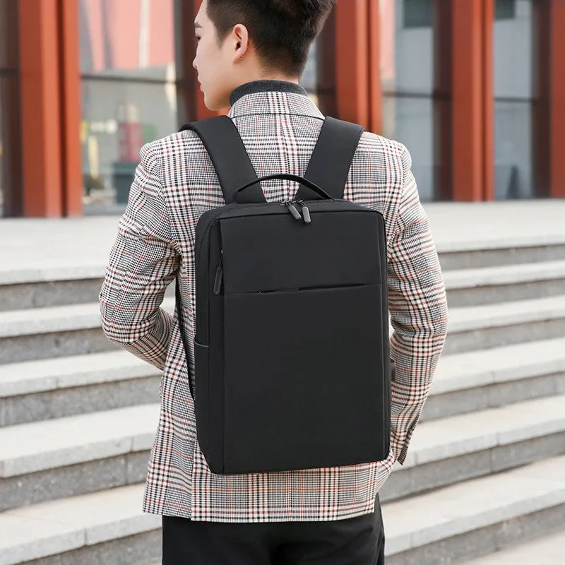 Women's & Men's & Computer Business Simplicity Portable Charging Backpacks