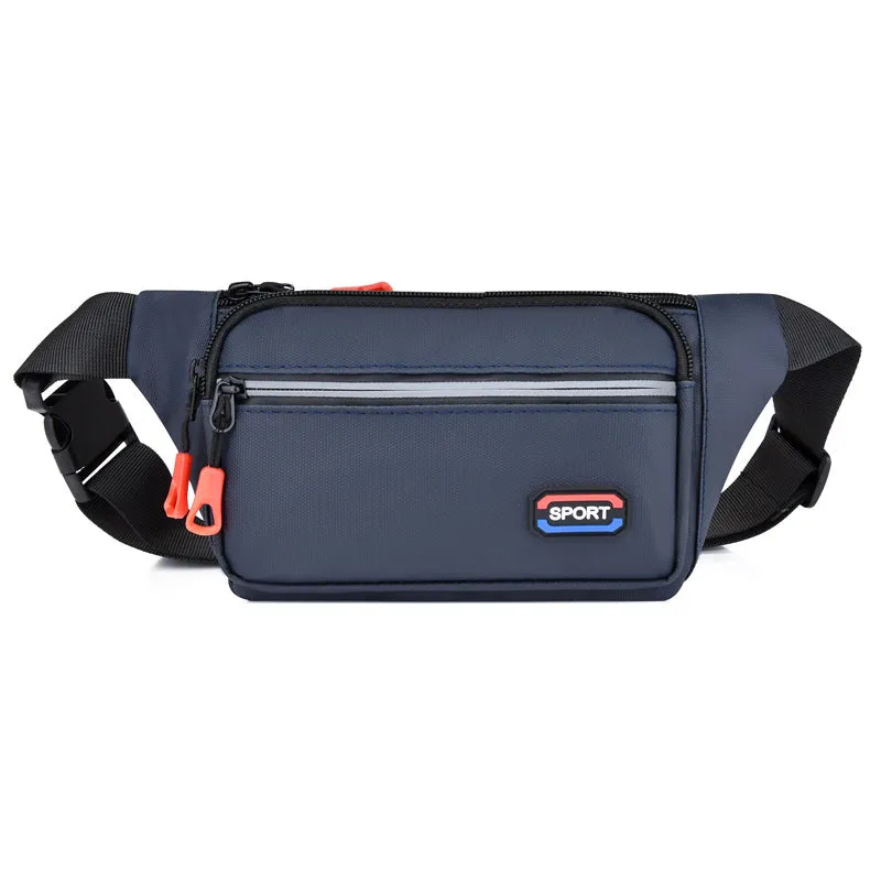 Women's & Men's & Multifunctional Simple Fashion Reflective Stripe Men's Waist Packs
