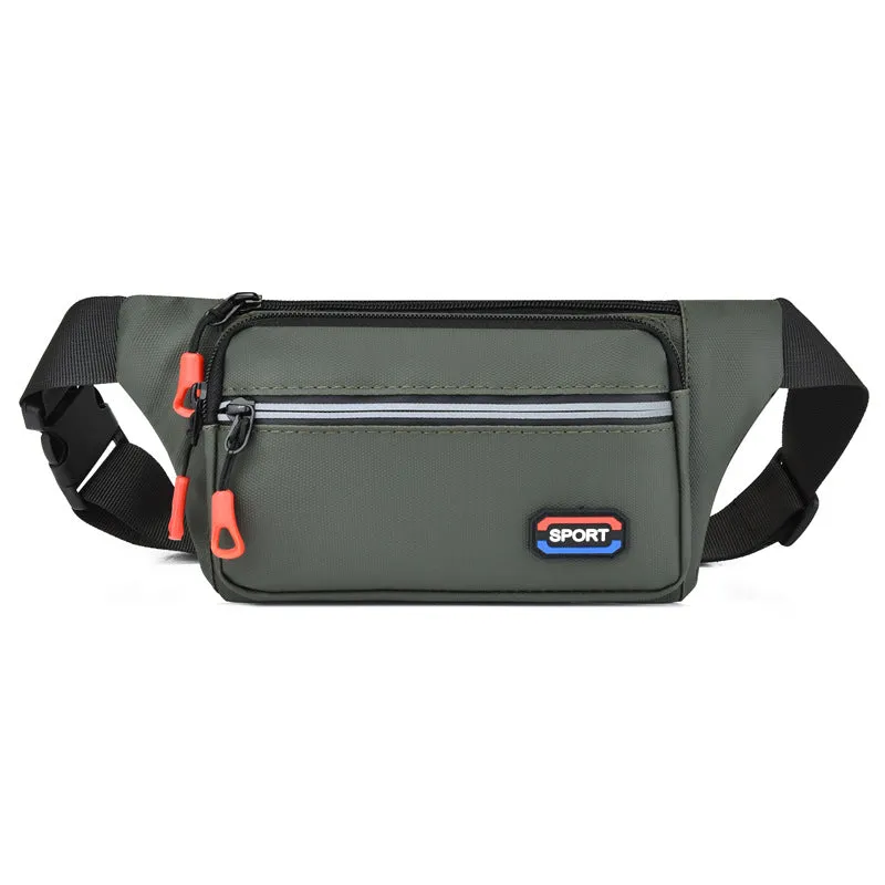 Women's & Men's & Multifunctional Simple Fashion Reflective Stripe Men's Waist Packs