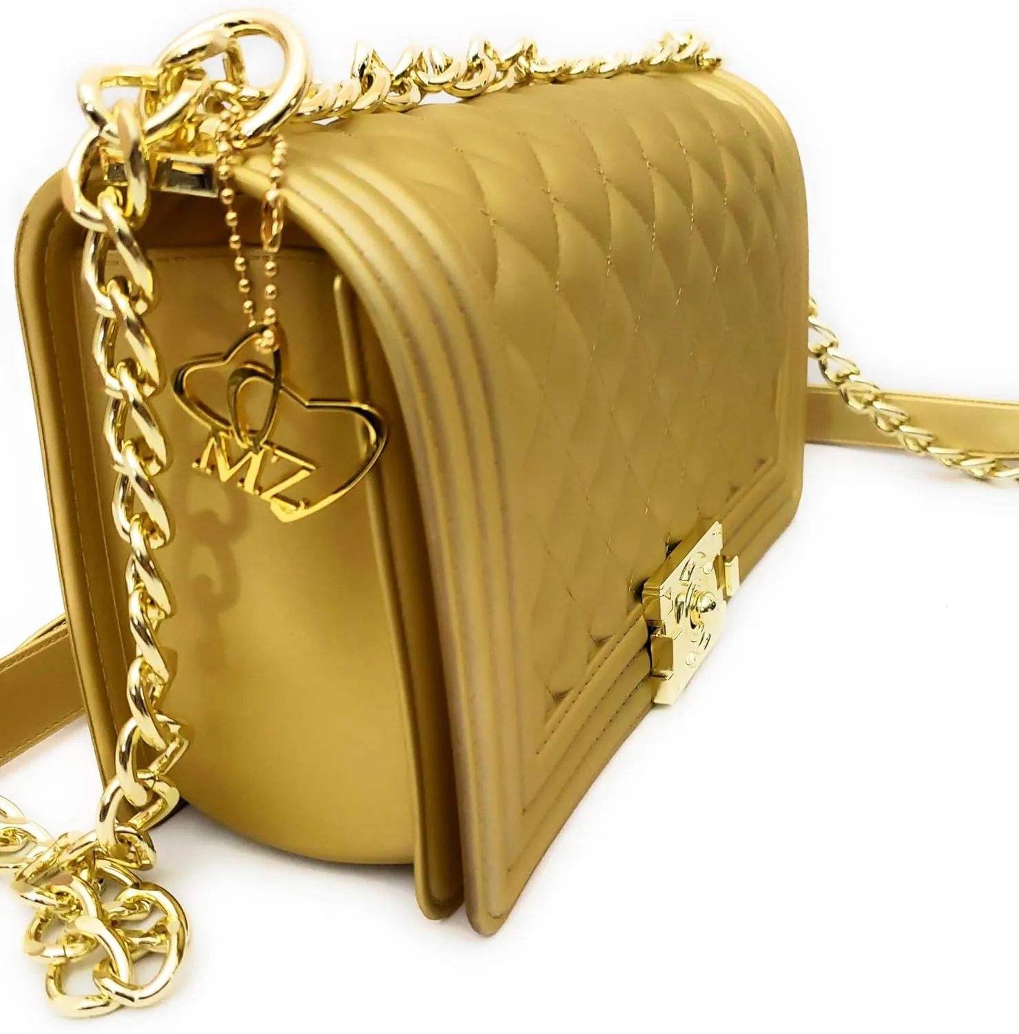 Women's Jelly/PVC Handbag - Medium, Crossbody Shoulder Purse for Everyday Use