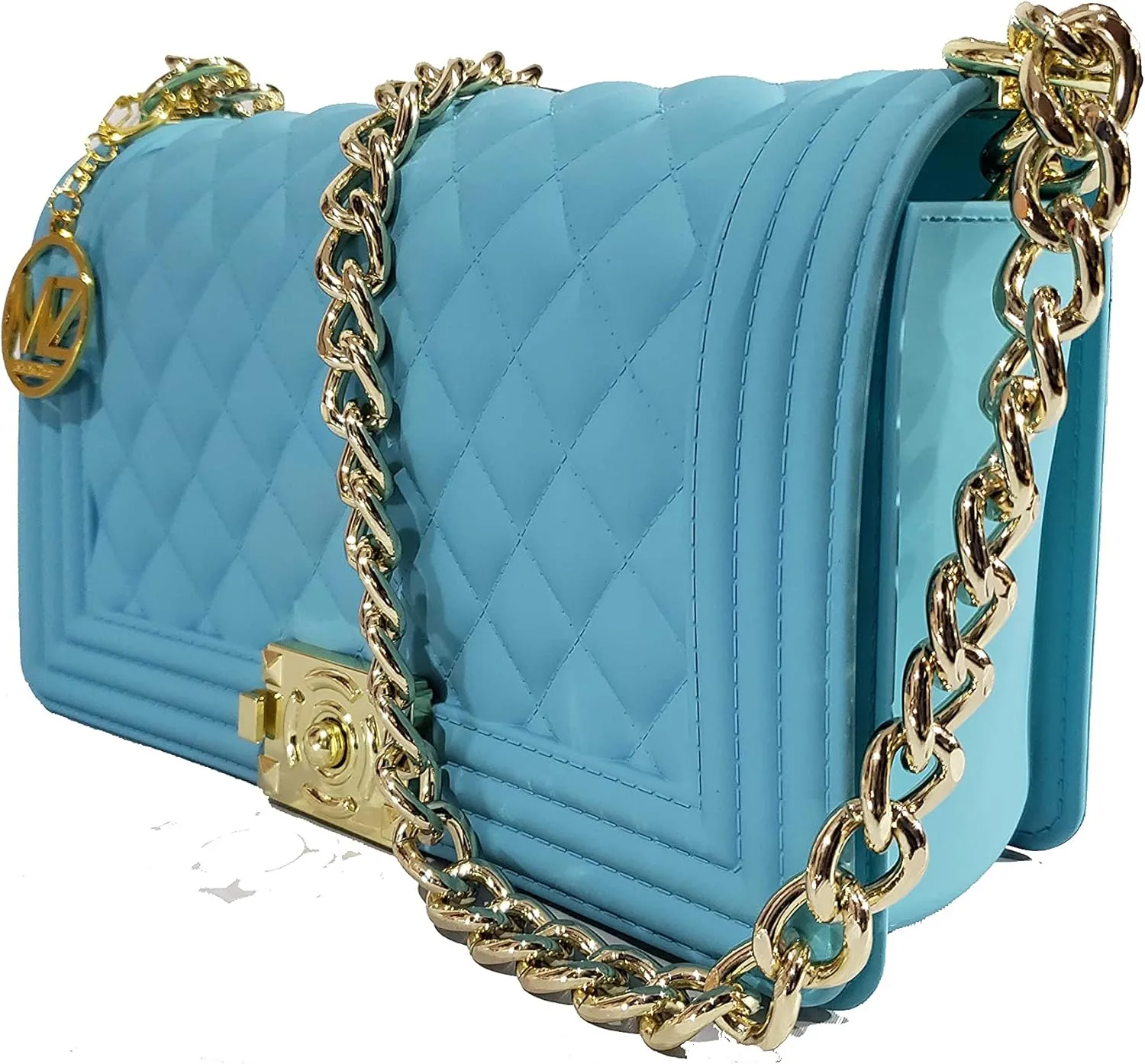 Women's Jelly/PVC Handbag - Medium, Crossbody Shoulder Purse for Everyday Use
