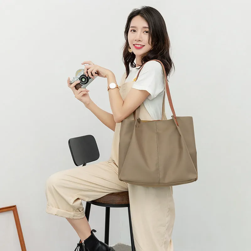 Women's Nylon Large Capacity Oxford Cloth Simple Bags