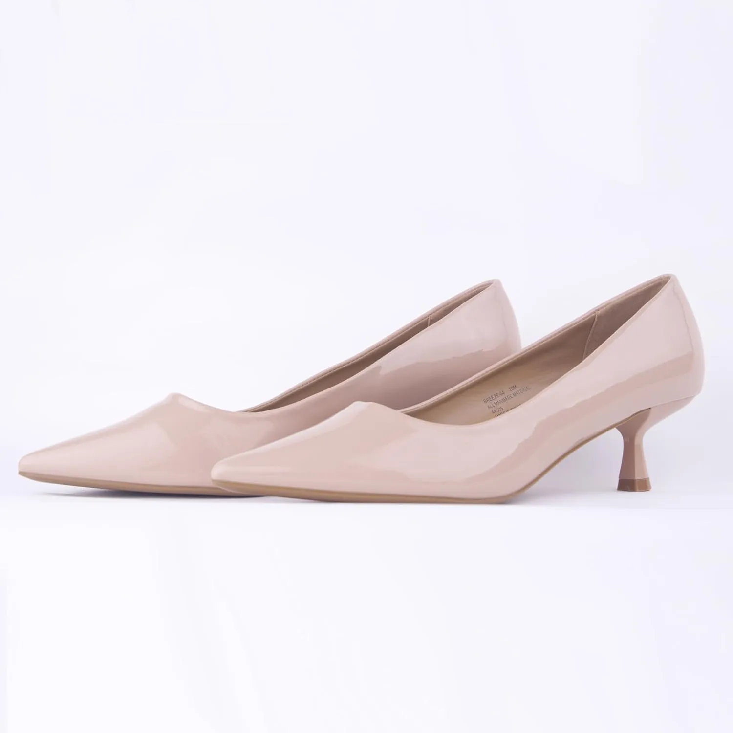 Women's Pumps Kitten Heel Pointed Toe Shoes for Ladies Women Comfortable Office Work Dress Casual Weeding Shoes