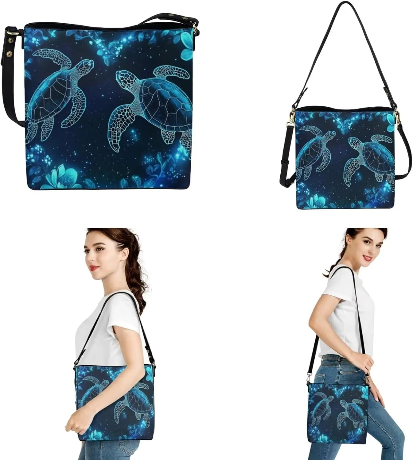 Womens Purses and Handbags Fashion Office Work Handbag Purse 2Pcs Set