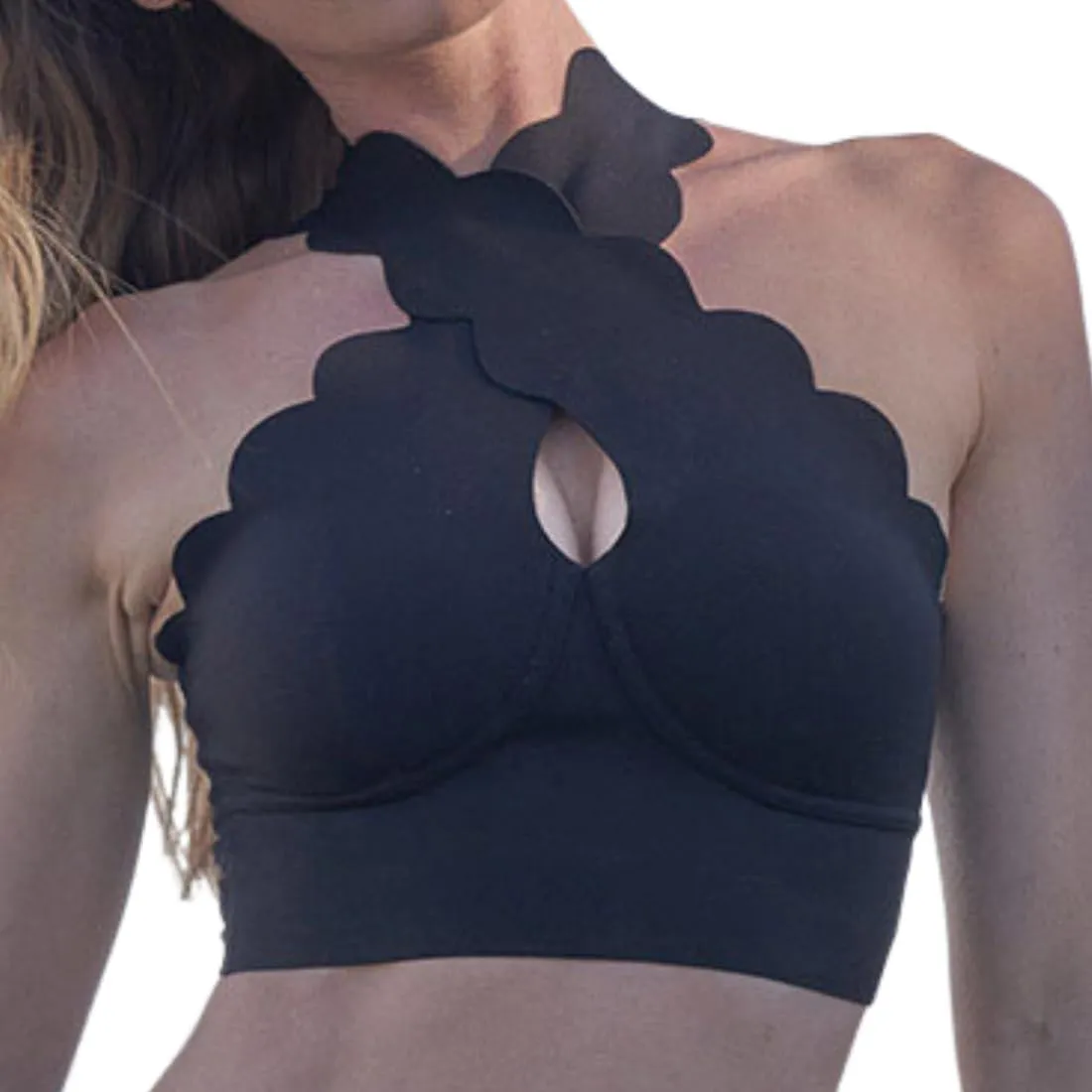 Womens Sexy Sports Bra Sleeveless Padded Crossover Adjustable Spaghetti Straps Backless Workout Yoga Bra