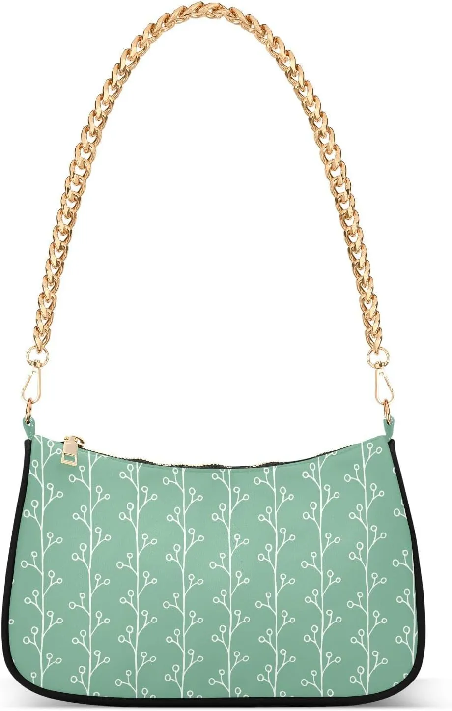Women's Shoulder Handbags Chain Shoulder Brace for Women Bag Botanical Print Ladies Vacation Handbags Tote Purse,Multi1