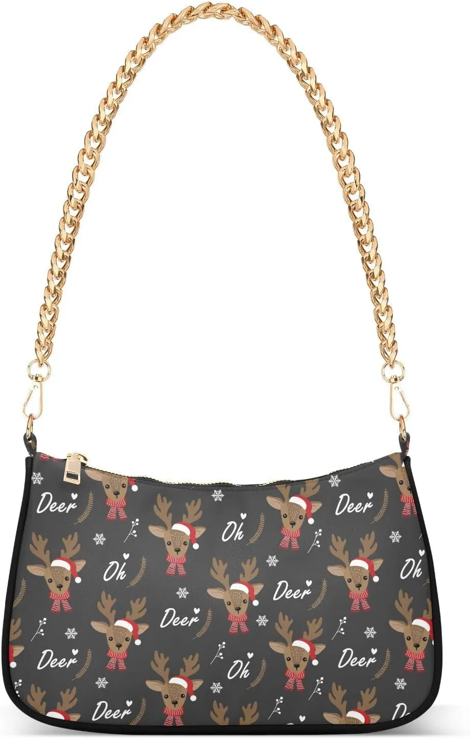 Women's Shoulder Handbags Chain Shoulder Brace for Women Bag Cute Print Ladies Vacation Handbags Tote Purse,Multi1