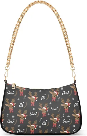 Women's Shoulder Handbags Chain Shoulder Brace for Women Bag Cute Print Ladies Vacation Handbags Tote Purse,Multi1