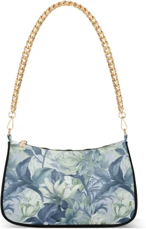 Women's Shoulder Handbags Chain Shoulder Brace for Women Bag Flowers Print Ladies Vacation Handbags Tote Purse,Multi1