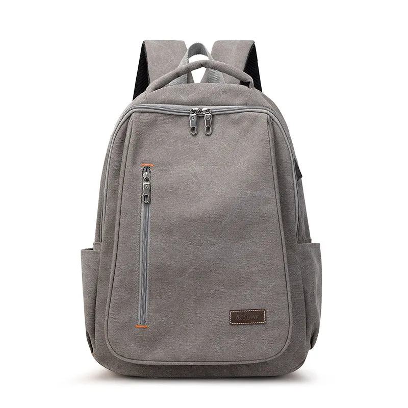 Women's Simple For Boys Canvas Large Capacity Wind Backpacks