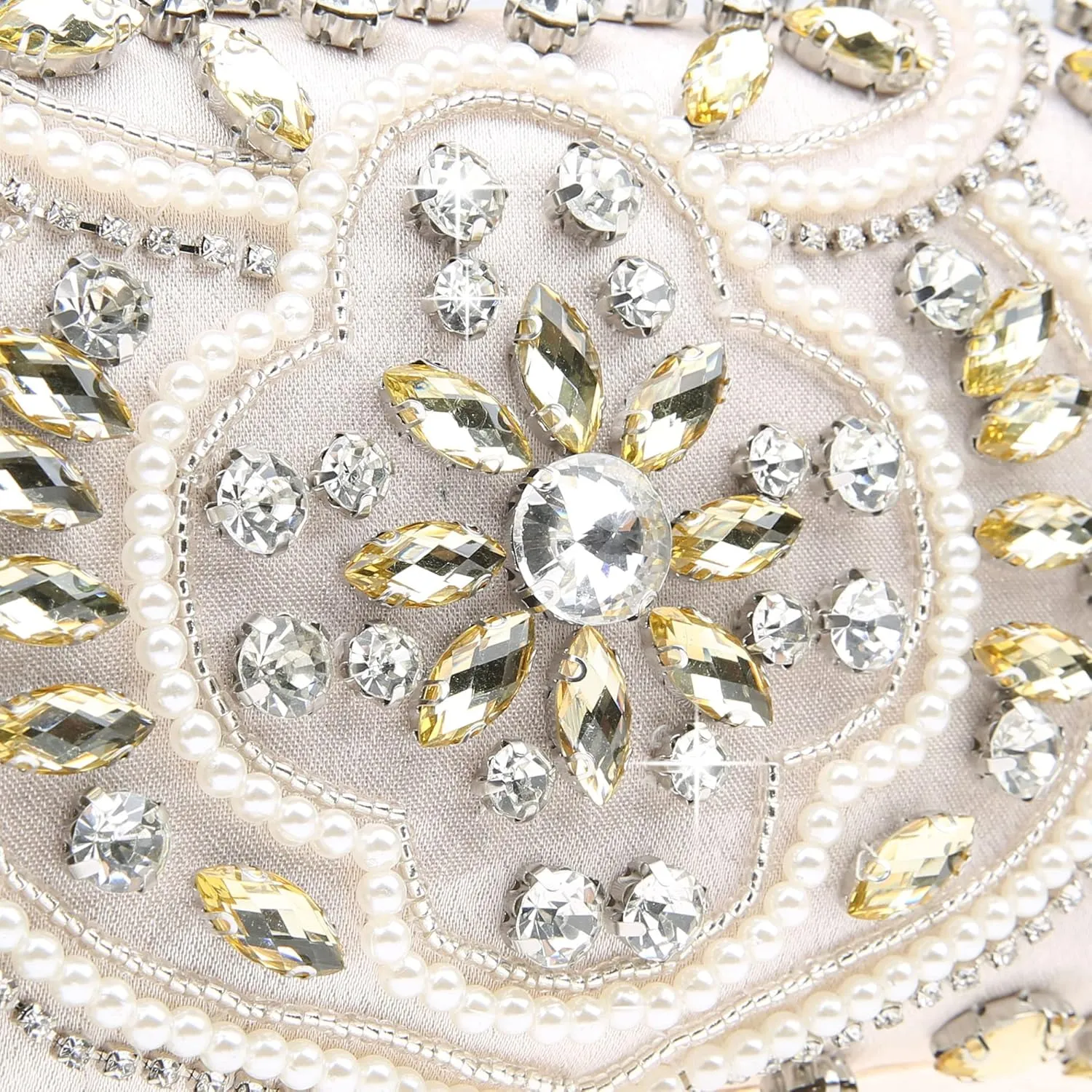 Womens Sparkly Rhinestone Crystal Clutch Bag Glitter Sequin Bridal Purse Evening Handbag for Wedding Party Prom