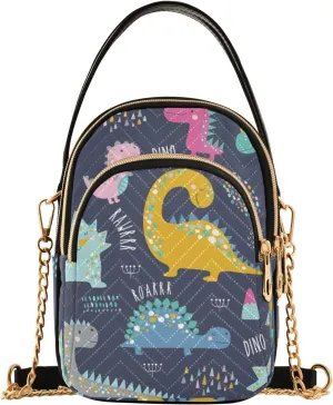 Women's Wave Cross Body Chest Bag, 52 inch Gold Chain Shoulder Handbag Purse