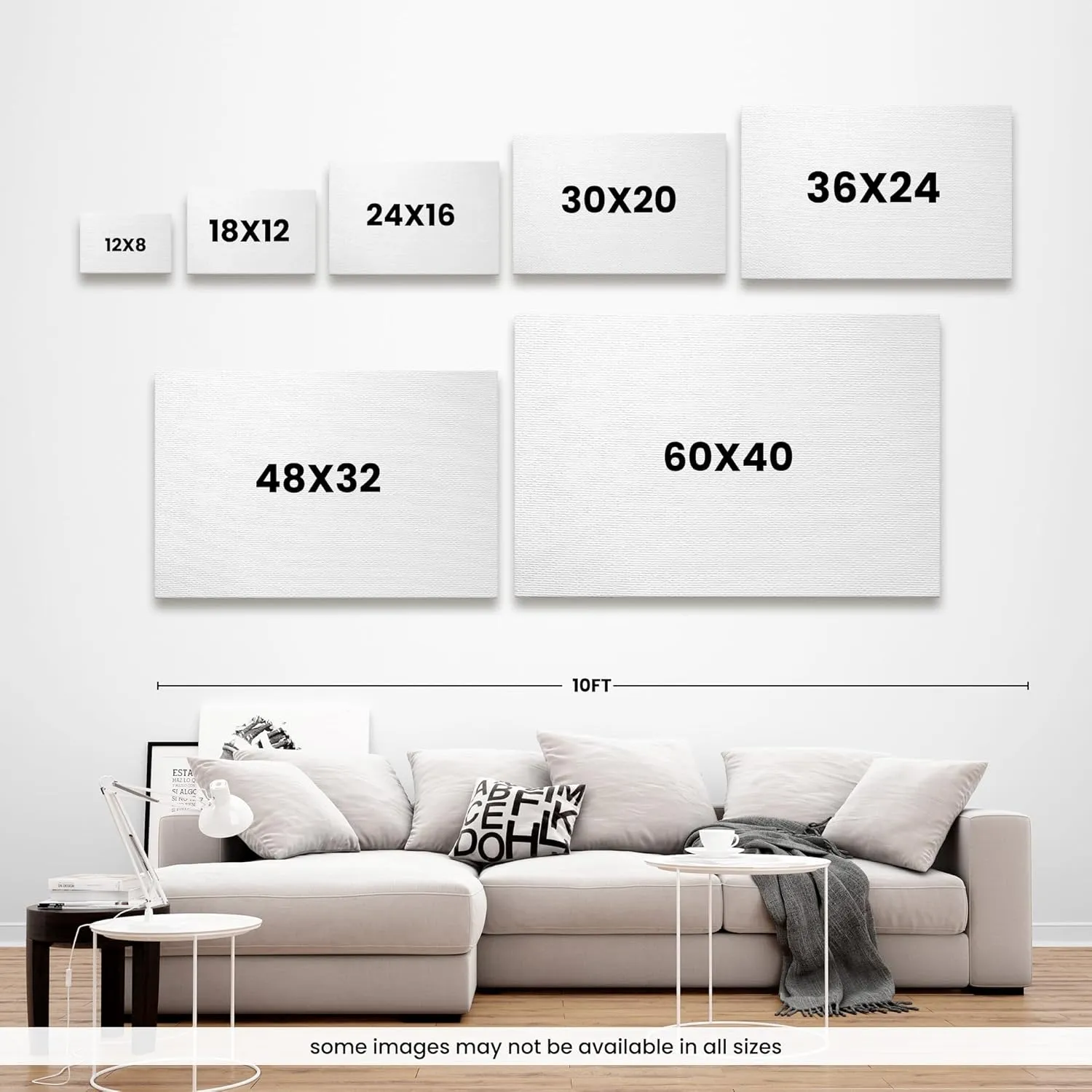 World Timezone map Canvas Wall Art Print, Map Artwork