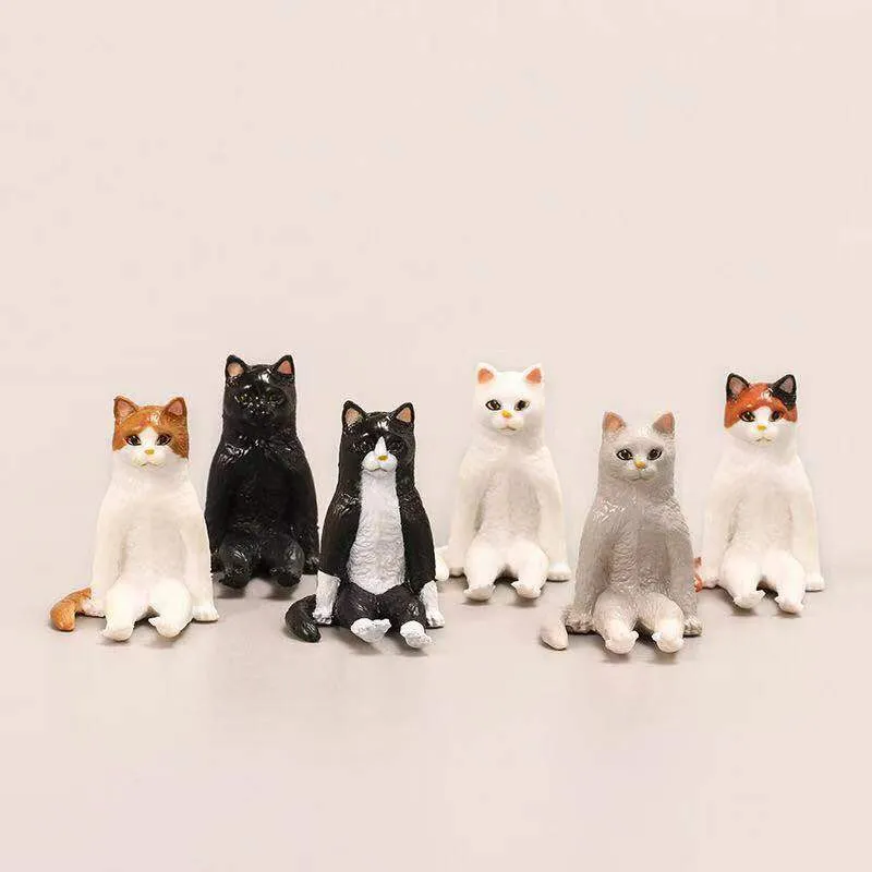 X 70891 SITTING CATS FIGURINES-DISCONTINUED