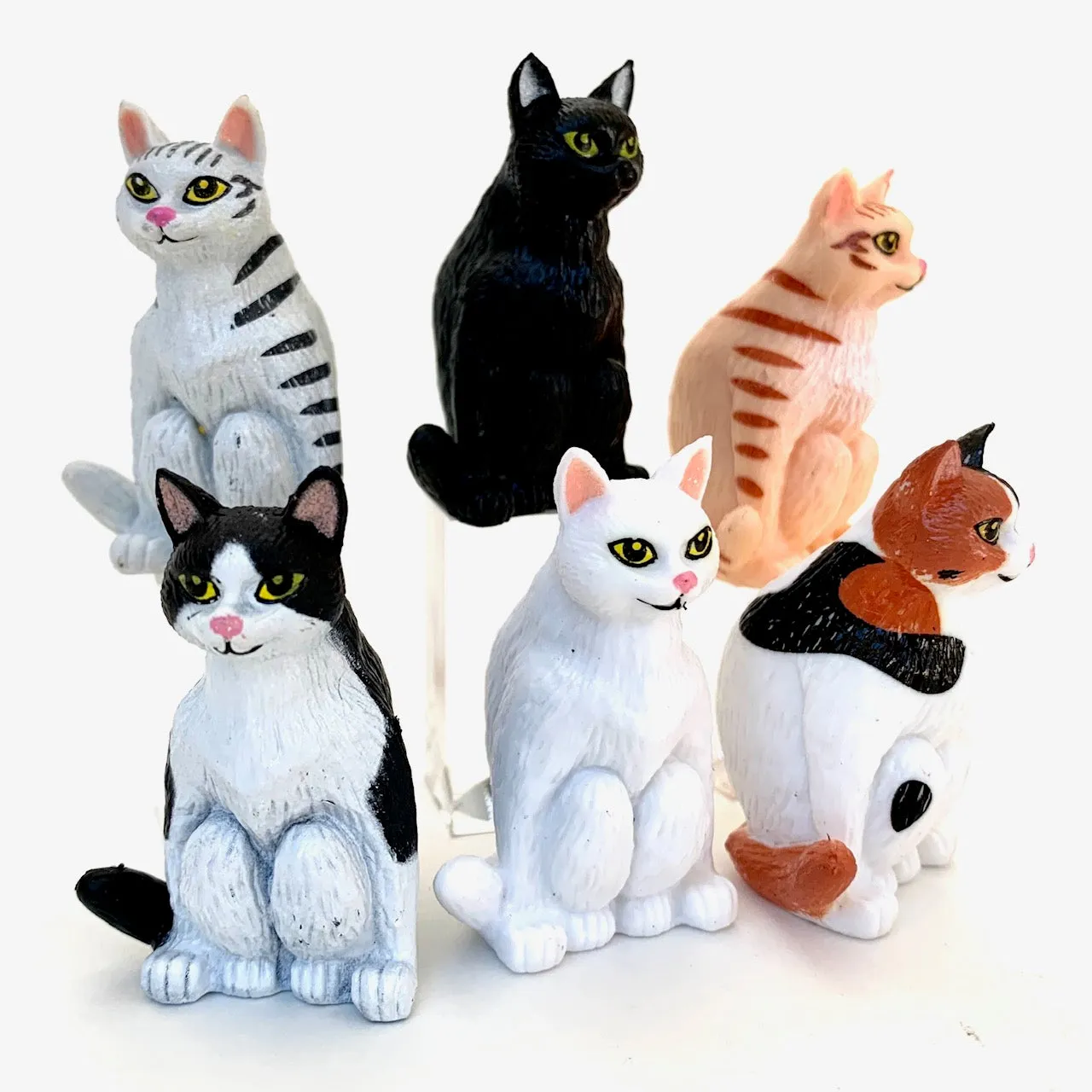 X 70892 SQUATTING CATS FIGURINES-DISCONTINUED