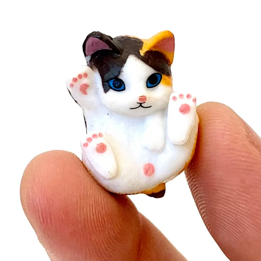 X 70893 CURLING CATS FIGURINES-DISCONTINUED