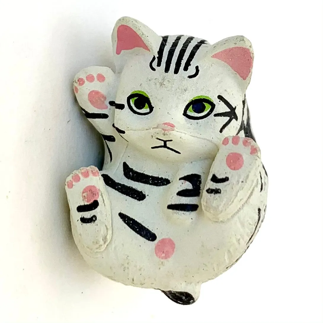 X 70893 CURLING CATS FIGURINES-DISCONTINUED