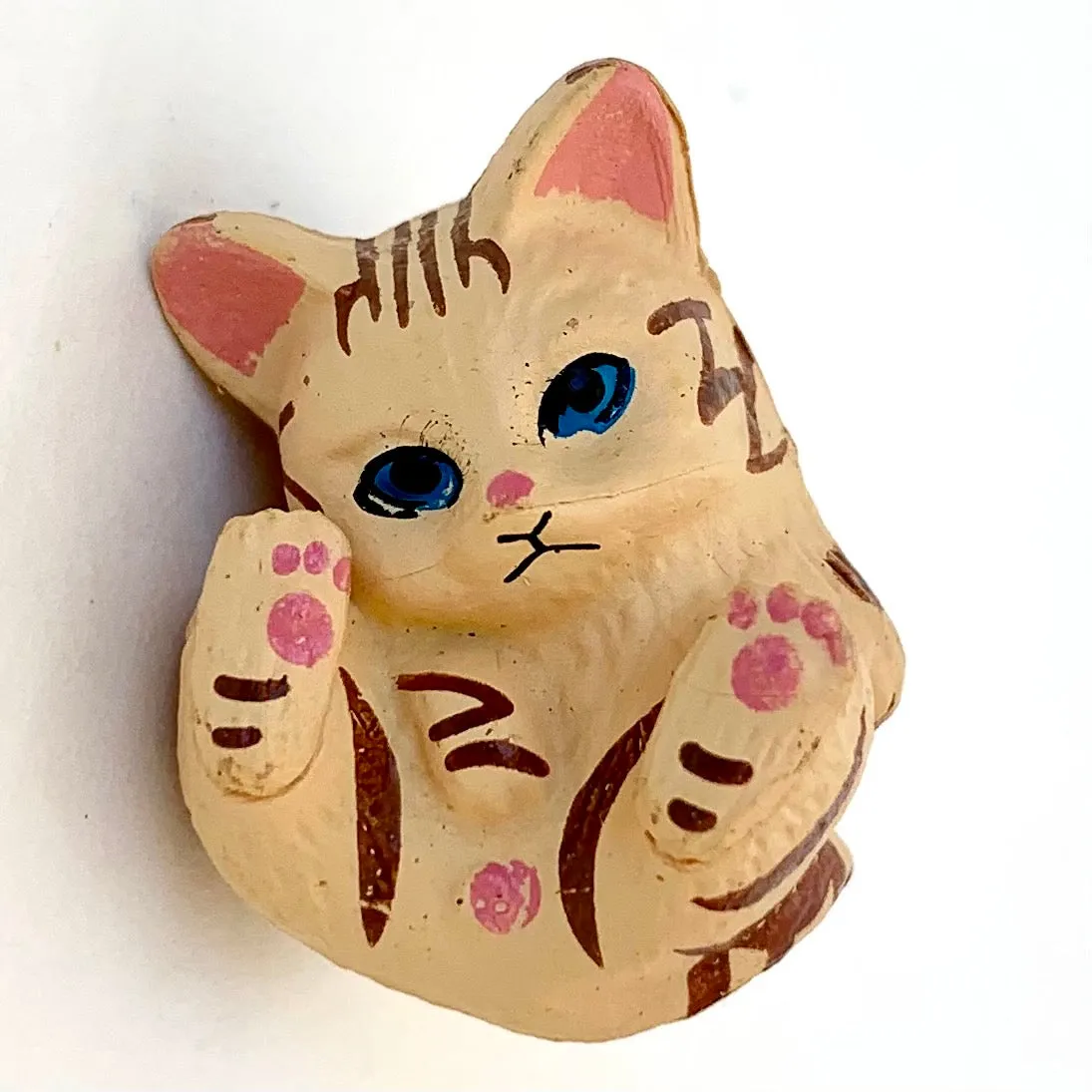 X 70893 CURLING CATS FIGURINES-DISCONTINUED