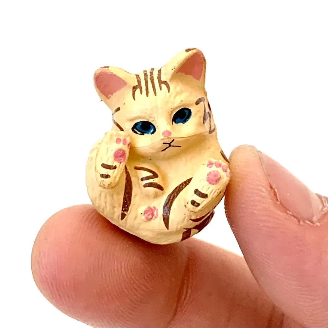 X 70893 CURLING CATS FIGURINES-DISCONTINUED