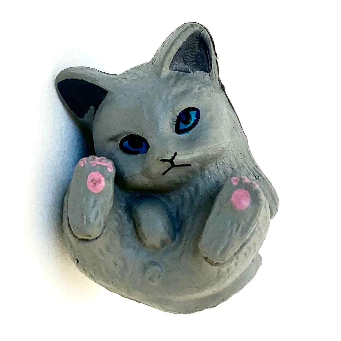 X 70893 CURLING CATS FIGURINES-DISCONTINUED