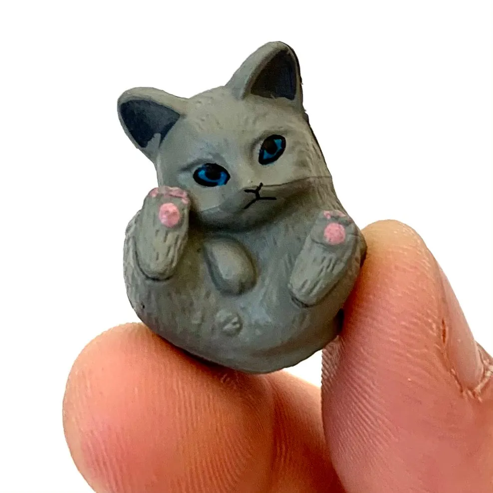 X 70893 CURLING CATS FIGURINES-DISCONTINUED