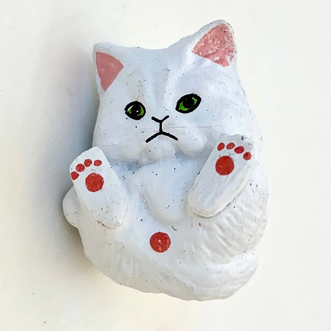 X 70893 CURLING CATS FIGURINES-DISCONTINUED