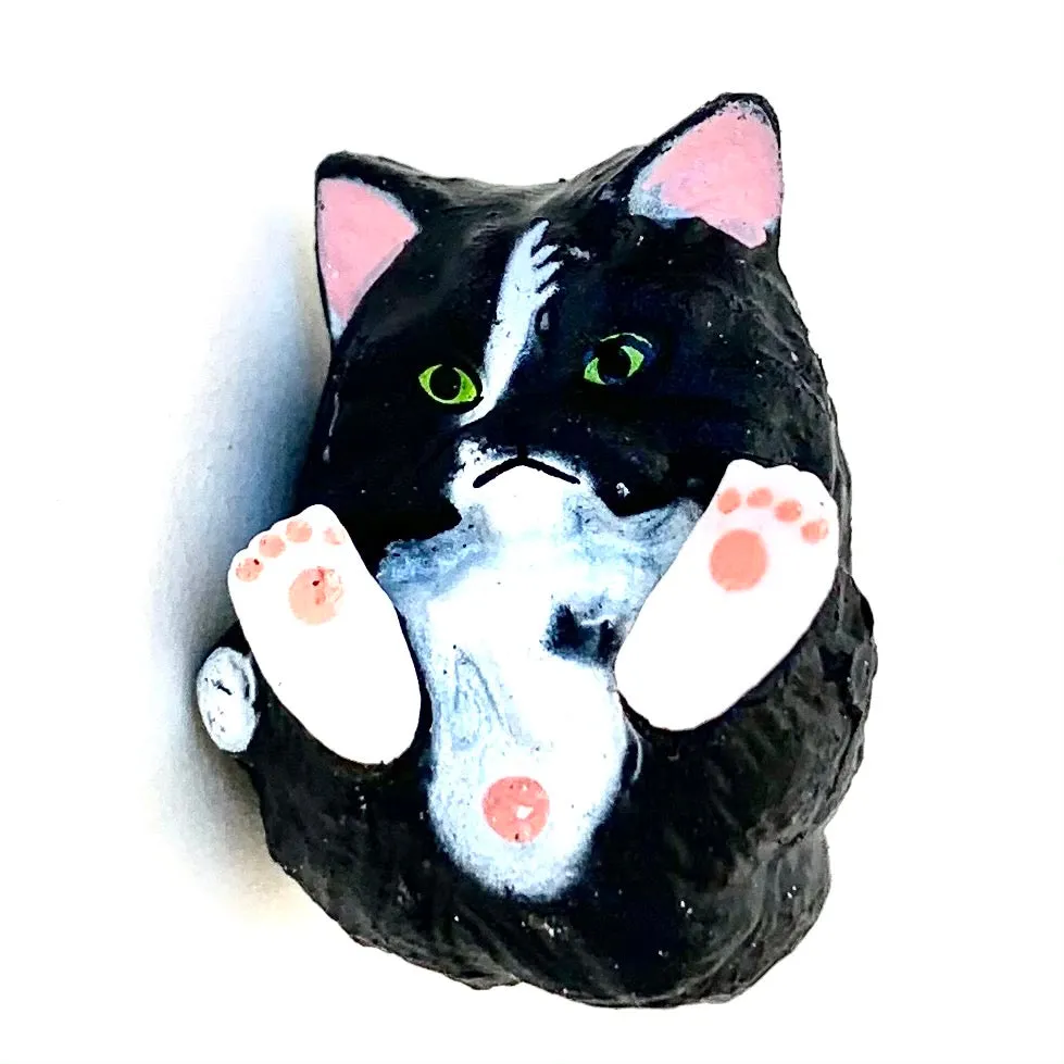 X 70893 CURLING CATS FIGURINES-DISCONTINUED