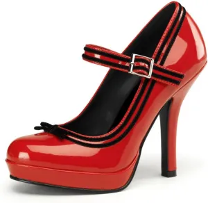 YDN Women Platform Round Toe Pumps Single Strap High Heel Mary Jane Office Formal Wear Dressy Shoes Size 4-15 US