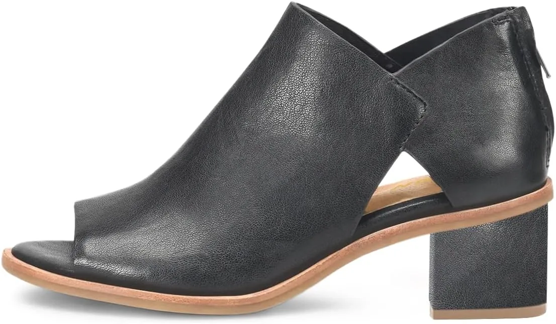 YDN Women's Peep Toe Booties Low Chunky Block Heels Back Zipper Sandal Ankle Boots Comfy Dress Daily Shoes Size 4-16 US