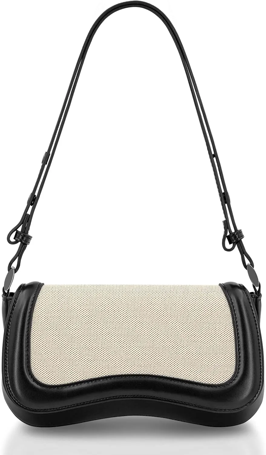 YDSIII Shoulder Bag, Women's Vintage Vegan Leather Shoulder Purse with Adjustable Strap