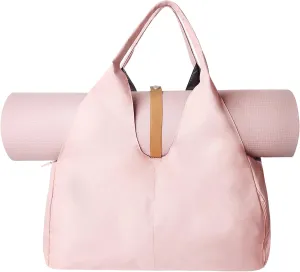 Yoga Mat Bag, Women Workout Gag Oxford Cloth Sport Yoga Gym Bag with Shoes Compartment & Wet Dry Storage Pockets, Yoga Mat Carrier Bag