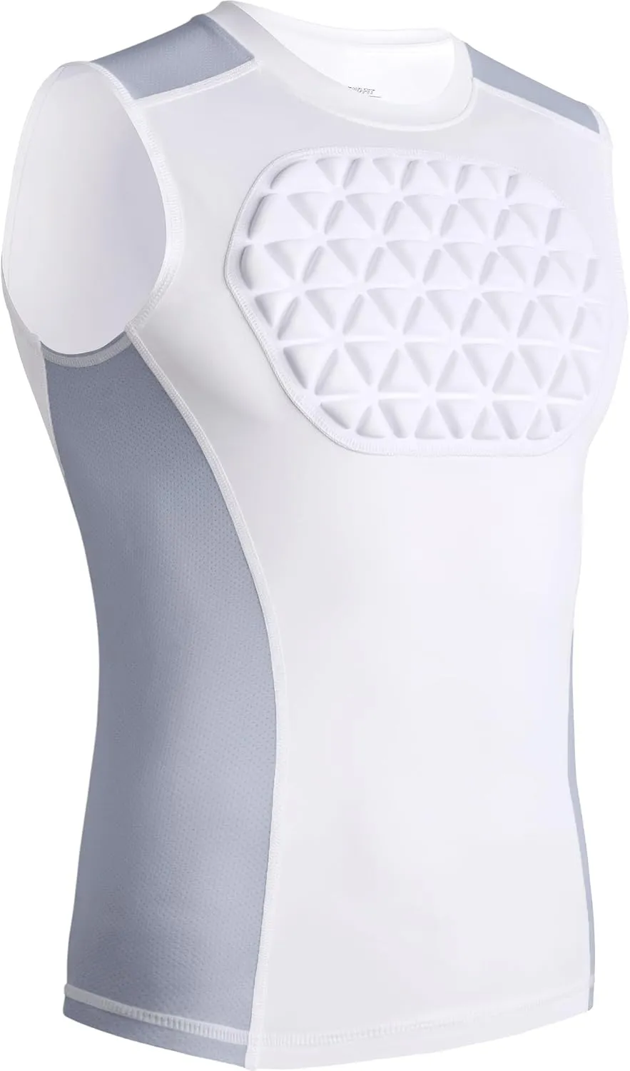 Youth Baseball Chest Protector Padded Compression Shirt Support Softball Football Heart Sternum Guard