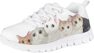 Yzaoxia Little/Big Kids Tennis Shoes for Girls Breathable Mesh Sneakers Lightweight Running Shoes Size 11-3