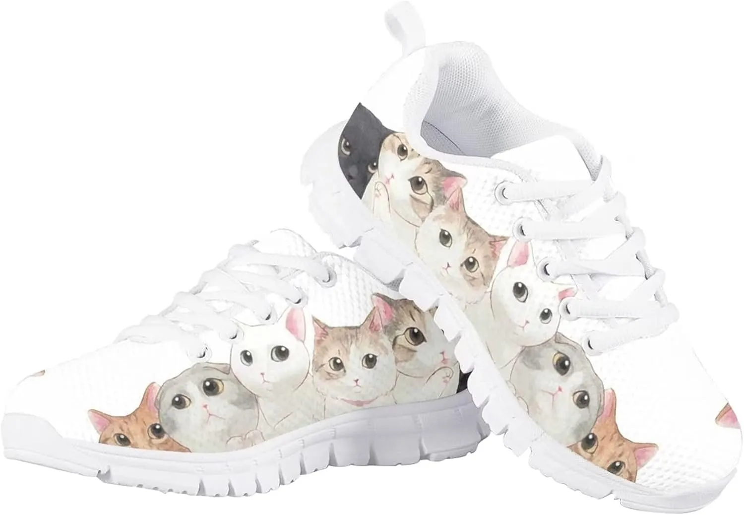 Yzaoxia Little/Big Kids Tennis Shoes for Girls Breathable Mesh Sneakers Lightweight Running Shoes Size 11-3