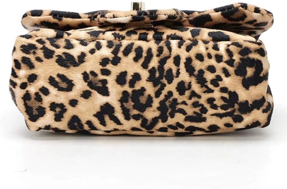 ZGMYC Little Girls Toddlers Crossbody Purse Leopard Pattern Shoulder Bag Handbag with Chain Strap