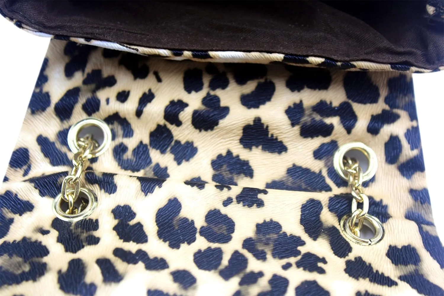 ZGMYC Little Girls Toddlers Crossbody Purse Leopard Pattern Shoulder Bag Handbag with Chain Strap